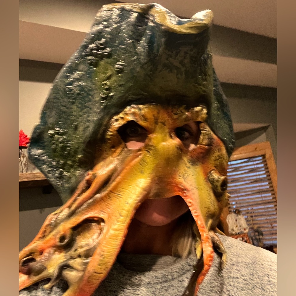 PIRATES OF Caribbean MASK DAVEY JONES 
Disney Disguise 2006 Tentacle FACE SCARY